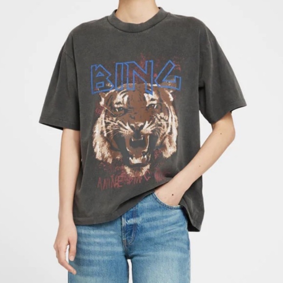 Anine Bing Tiger Tee - Picture 2 of 7